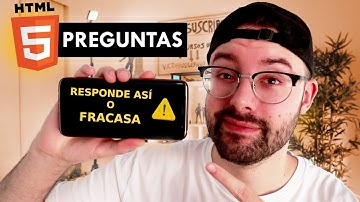 🔶️ 15 Preguntas TRAMPA de HTML5 en Entrevistas para Desarrollador FRONT-END 💻 Entrevista Técnica #4