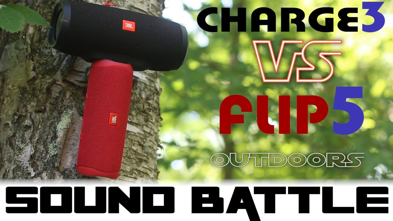 JBL Charge 3 vs Flip 5 : Sound Battle surprising outcome - YouTube
