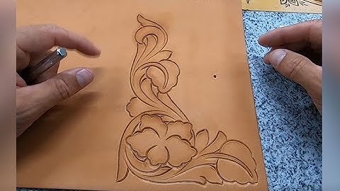 Introduction to Floral Carving: Adding a Bevel to Your Leather Carving