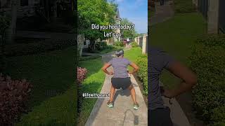 Let's hop #shorts#wellness#squats #hop#youngatheart#postpartum#healthiswealth#bodygoals#outdoors