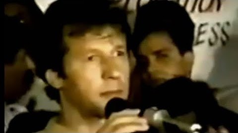 Imran khan first jalsa 1996 ll Imran khan first jalsa speach ll Imran khan old video ll Imran khan
