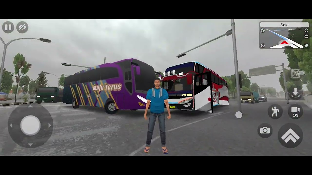 අත්ත ජීවිතේ වගේ ගේම් ගහමු bus simuletor indonesia