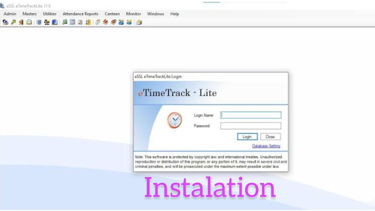 eTime Track-Lite AI Face Mars driver installation Full Setup - YouTube