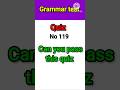 Can you pass this quiz ?  #grammar quiz #Short quiz #Quiz on Parts of speech #grammar game /💥💥