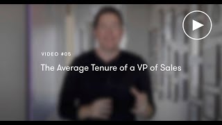The average tenure of a vp sales