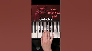 1/2 Sleep Well CG5 Poppy Playtime Piano Tutorial #shorts