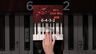 1/2 Sleep Well CG5 Poppy Playtime Piano Tutorial #shorts screenshot 4