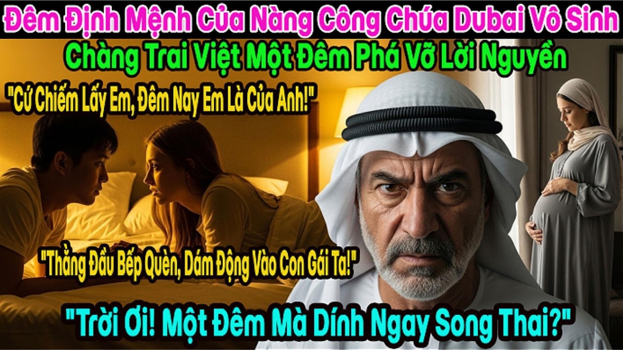 Định Mệnh Trớ Trêu: Nữ Bác Sĩ Hoàng Gia Dubai Vô Sinh Lại Phải Lòng Chàng Đầu Bếp Đảo Ngọc Phú Quốc.