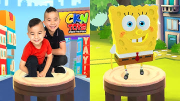 CKN Toys Car Hero Run VS Tag with Ryan SpongeBob SquarePants - All Characters Android Gameplays