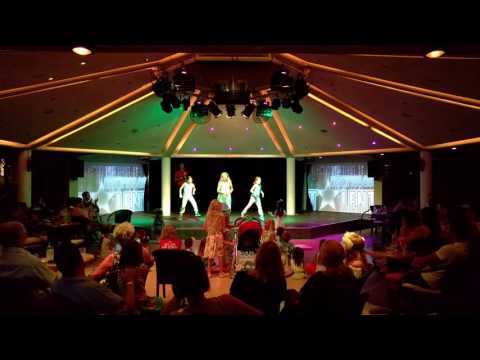 Daisy, Abigail and Molly dancing
