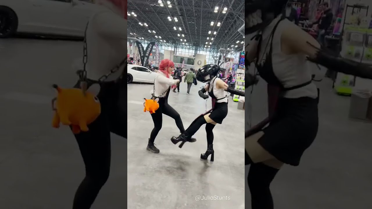 AnimeNYC with @StellaChuu #chainsawman #shorts #anime #manga #cosplay #makima #reze #comiccon