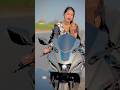 Girl riding a sports bike wearing Indian dress | #SonuNigam #BikeRide #JaaniDushman #Biker