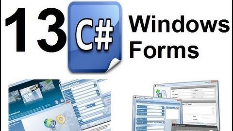video 13 - Curso C# Windows Forms 2012-Menús Parte 1