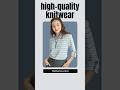 Shirt Collar Striped Open-Front Top | Customizable, Taiwan-Made & Sustainable丨Fanterco