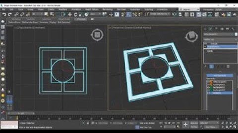 3ds Max 2019 Key New Features | Shape Boolean, Advance Wood Map and Share View
