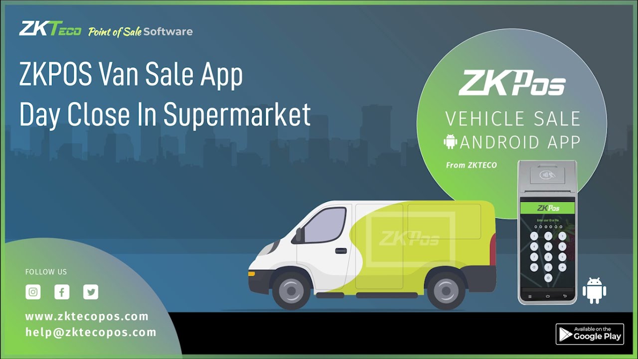 Van Sale - Day Close In Supermarket.