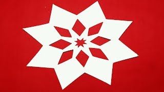 Paper Cutting DesignHow to make Simple paper cutting Flowers?kirigami instructions step by step.