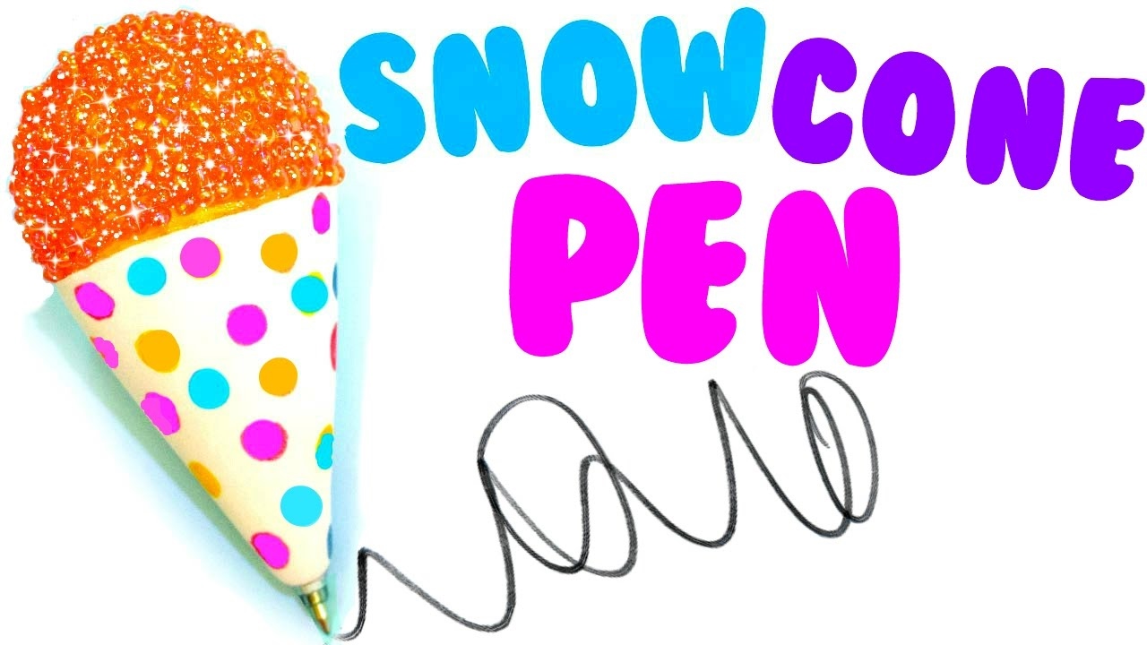 HOW TO DO SNOW CONE Handmade Learning Supplies YouTube