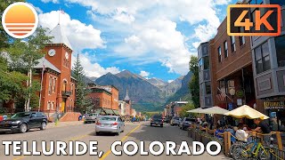 Telluride, Colorado! Drive with me through a Colorado town in San Miguel County, CO.