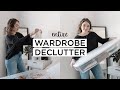 Entire WARDROBE DECLUTTER + Switch Over | Getting Out My Summer Clothes