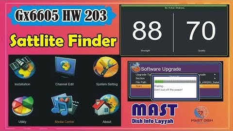 Gx6605s HW203 SatFinder Software 2024 with White Zoom Signal Old