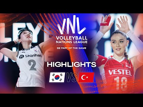🇰🇷 KOR vs. 🇹🇷 TUR - Highlights Week 1 | Women&#39;s VNL 2023