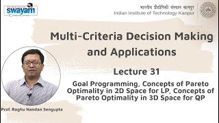 Lecture 31 - Coverage (Pareto Optimality: 2D for LP, 3D for QP)