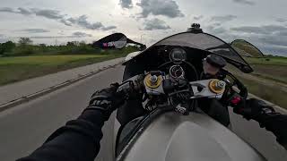 Kawasaki ninja zx6r 636 2006 wheelie