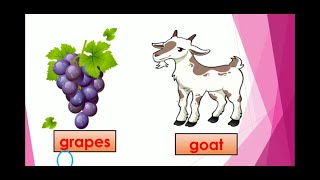 Consonant Gg Sound Beginning reading #Kindergarten #Grade 1