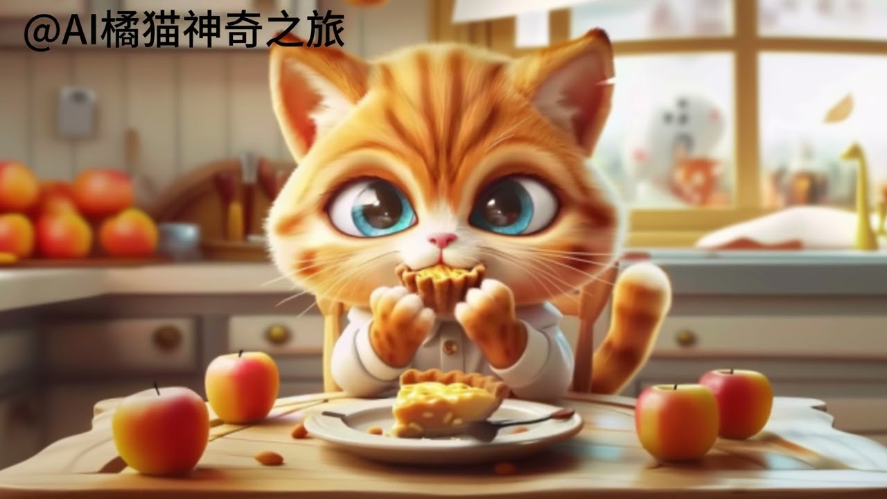 Outline Video ORANGE CAT🐱Cat Explodes From Too Much Grandma Love#aicat #cat #cute #funny #catmemes #fyp