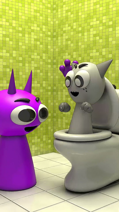 Hey, Durple, get out! Sprunki 3D