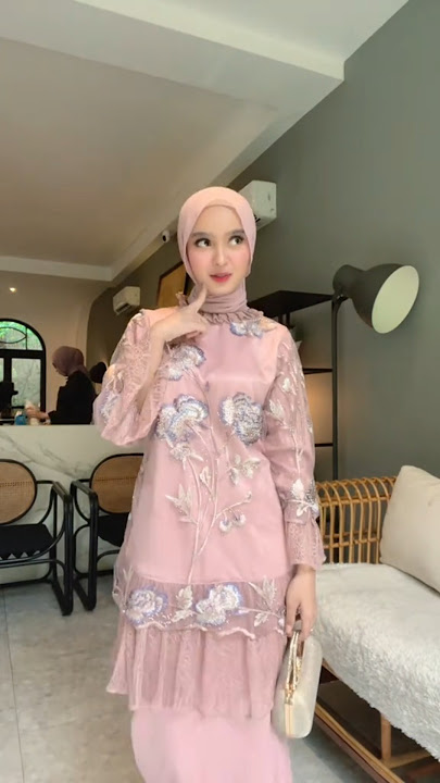 one set brokat link bio no 634 #ootdkondangan #ootdhijab #shorts