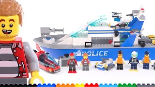 A classically excellent toy! LEGO Police Patrol Boat review! 60277