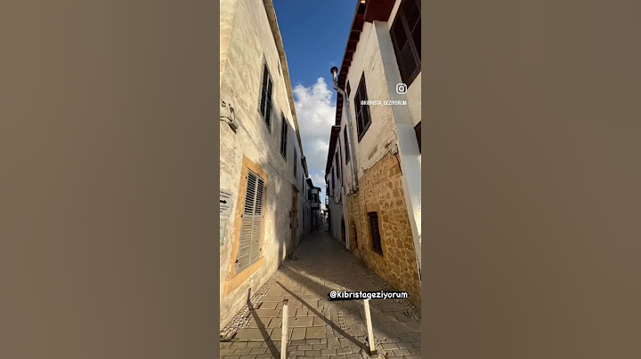 Kıbrıs'ın Lefkoşa sokakları... Sizce de çok güzel değil mi? Girne Kapı, Yeşil Hat, Zahra Sokak