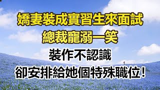 嬌妻裝成實習生來面試,總裁寵溺一笑,裝作不認識,卻安排給她個特殊職位!#幸福敲門 #為人處世 #生活經驗 #情感故事