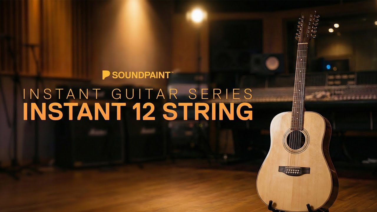 Soundpaint Instant Guitar Series: Instant 12 String Guitar Now With Time Pro