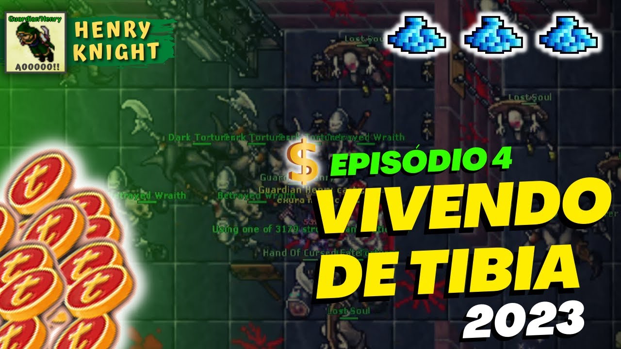 TIBIA: GANHE DINHEIRO JOGANDO TIBIA #4 (COMO VIVER DE TIBIA, VOCÊ ...