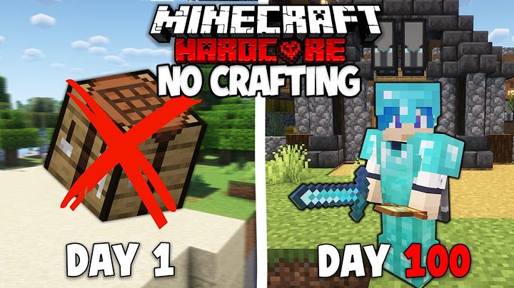 100 Hari Minecraft Hardcore NO CRAFTING