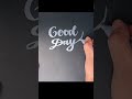 Lettering goodbye #shorts #art  #lettering #calligraphy