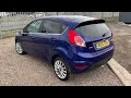 Ford Fiesta 1.0T EcoBoost Titanium X 5dr(15) 70,610 miles Petrol Manual Blue 1 owner