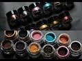 My INGLOT pigments collection - 11 SHADES! 2017.