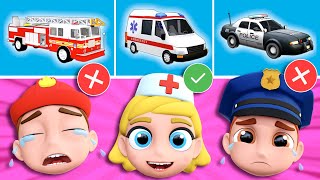 Where Is My Siren Song with New Heroes 🚒🚓🚑 | + More Kids Songs And Nursery Rhymes | DoReMi