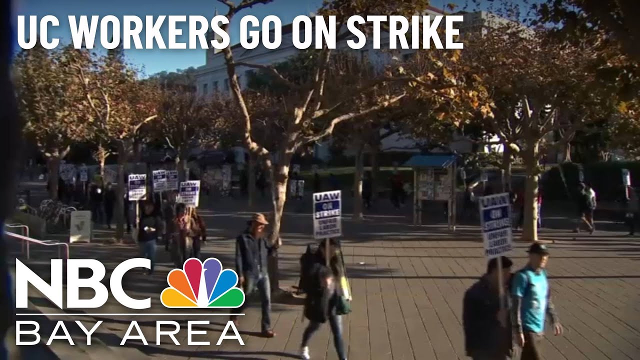 Thousands of Workers on Strike Across the UC System - YouTube