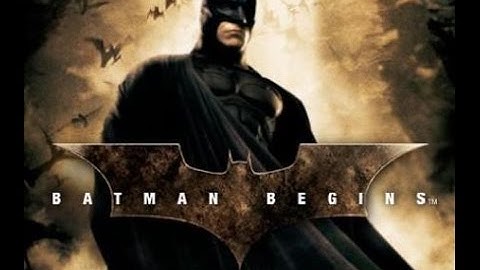 BATMAN BEGINS - 2005 Video Game Trailer