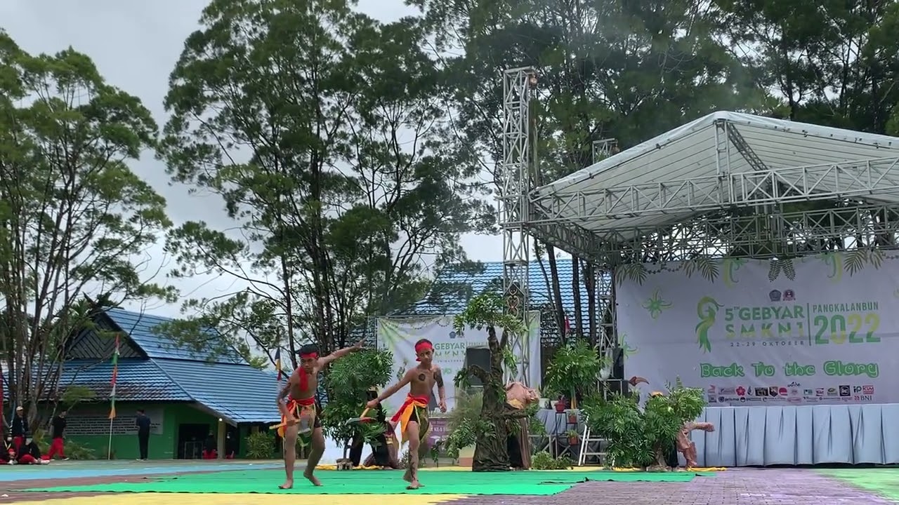 Tari Ela Mamapui Himba  @ Gebyar SMKN 1 Pbun oleh Sanggar Batuah Baiman MTsN 2 Kobar Kalteng