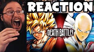 Gor's "Goku VS Saitama Dragon Ball VS One Punch Man DEATH BATTLE!" REACTION (ANOTHER INSANE BATTLE!)