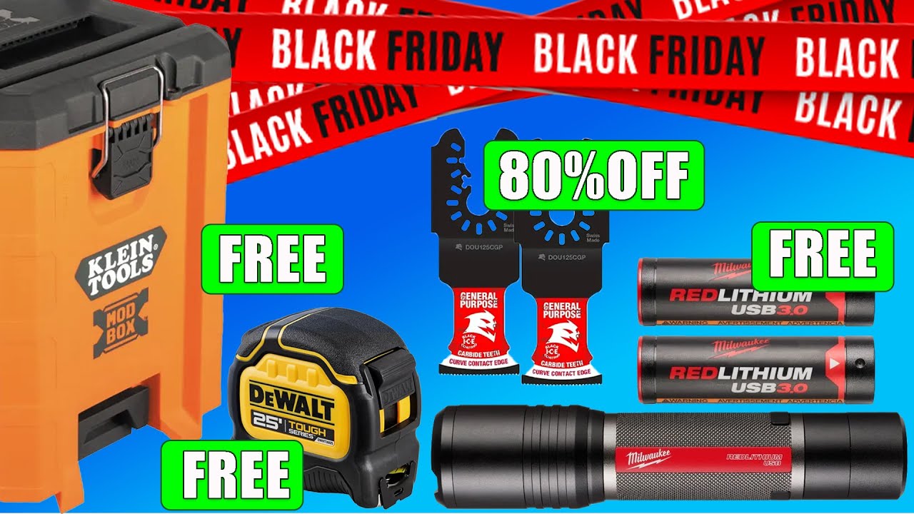 Black Friday Flex, DeWALT, Diablo and Milwaukee Tool Deals start Early