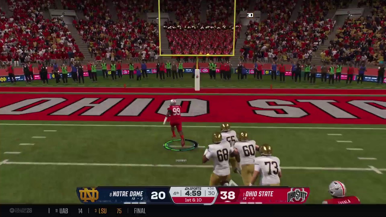 ⛔ESPN CFP🏆 #8 Notre Dame at #1 Ohio State - YouTube