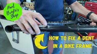 How to fix a dent in your bike frame  Framebuilding 101 with Paul Brodie