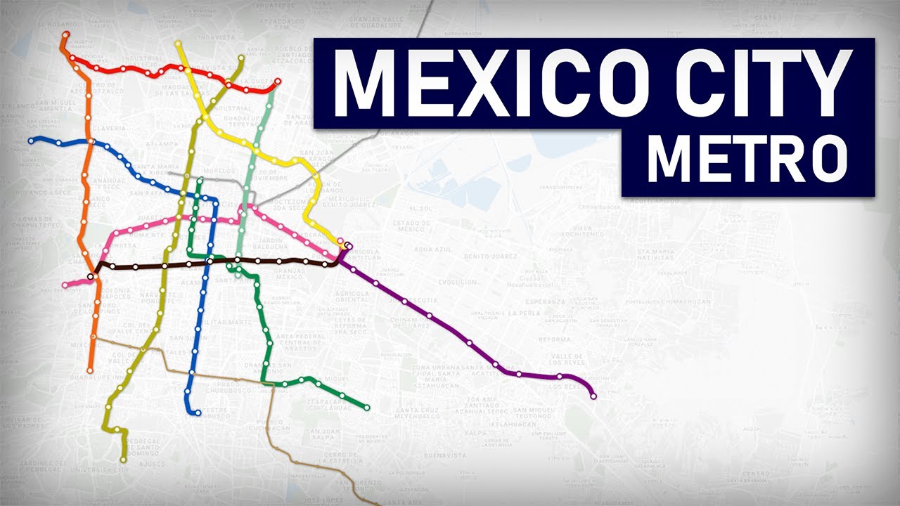 Метрополитен Мехико 1969-2021